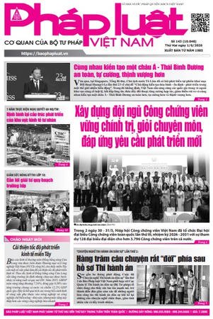 Báo Pháp luật Việt Nam số 143