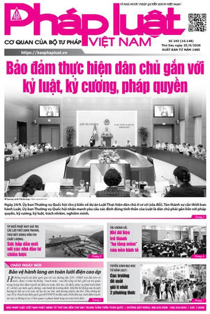 Báo Pháp luật Việt Nam số 243