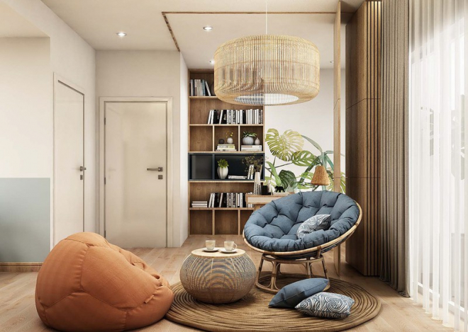 Căn hộ hiện đại 68m2 mang hương vị đồng quê - Ảnh 2