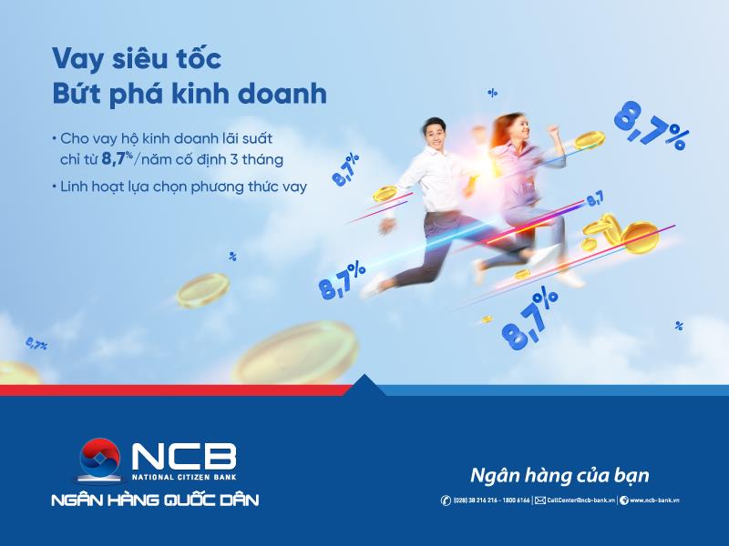 Khách hàng là hộ kinh doanh được ưu đãi lãi suất chỉ từ 8,7%/năm