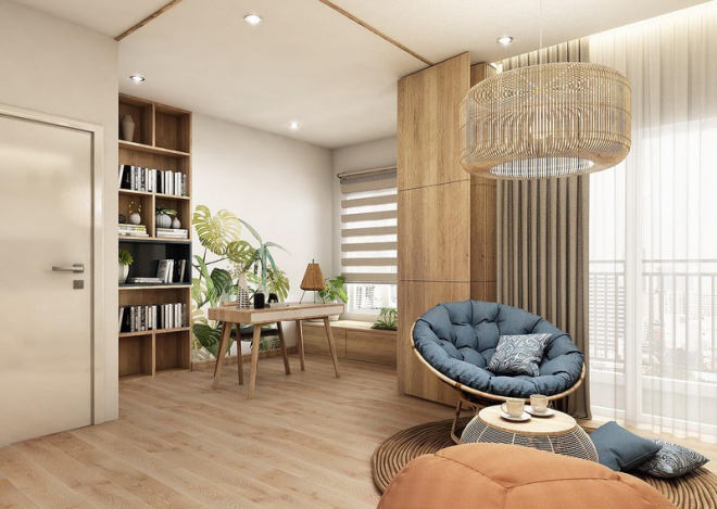 Căn hộ hiện đại 68m2 mang hương vị đồng quê - Ảnh 3