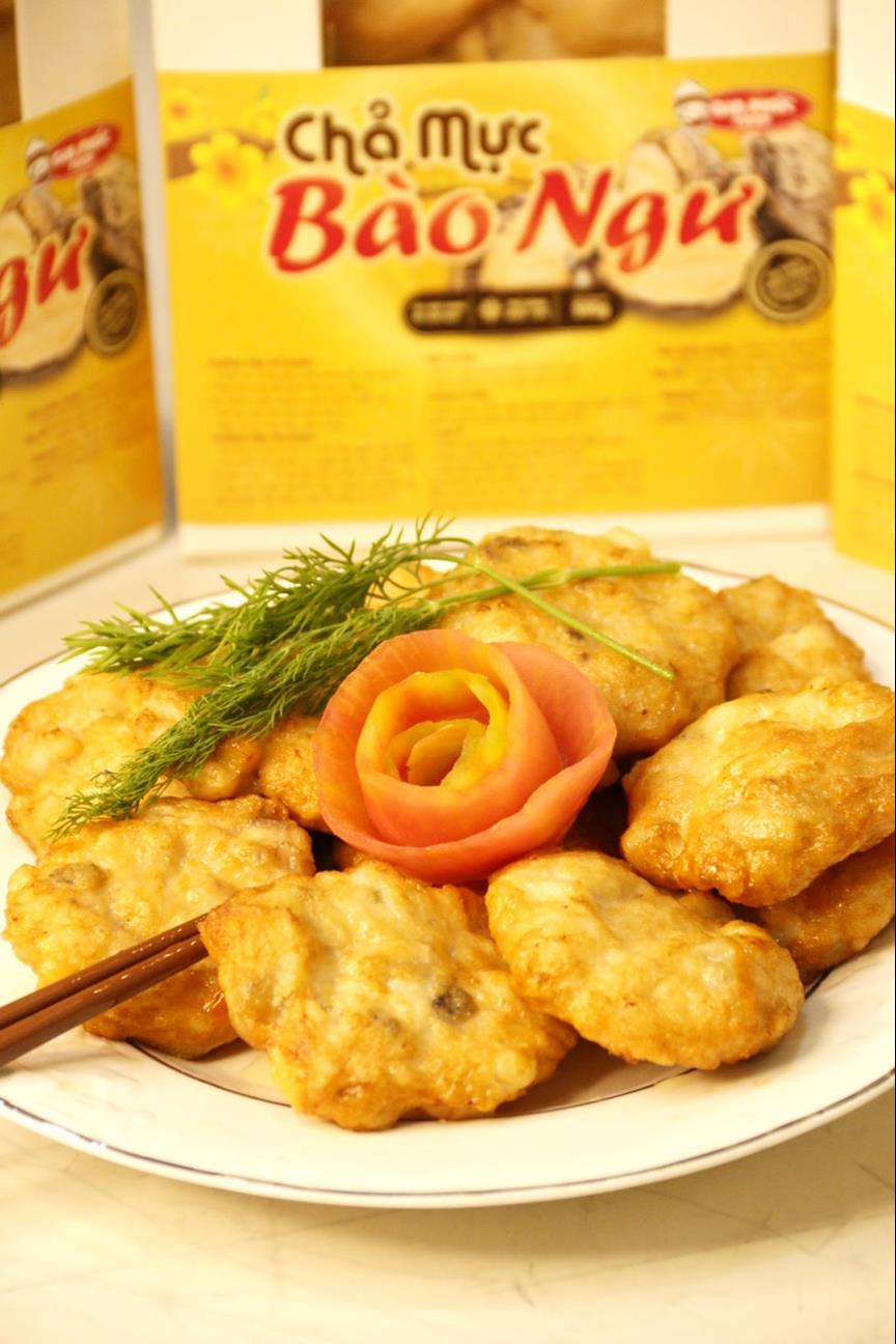 Món chả mực bào ngư giúp bàn tiệc ngày Tết thêm hấp dẫn