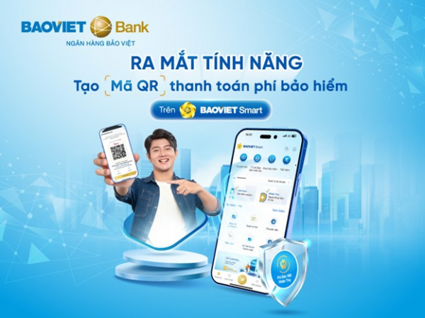 BAOVIET Bank ra mắt tính năng tạo mã QR cho giao dịch thanh toán phí bảo hiểm Nhân thọ trên BAOVIET Smart -0