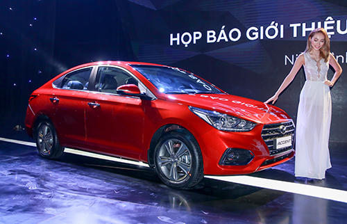 Accent trong lễ ra mắt ngày 16/4 tại Ninh Bình.