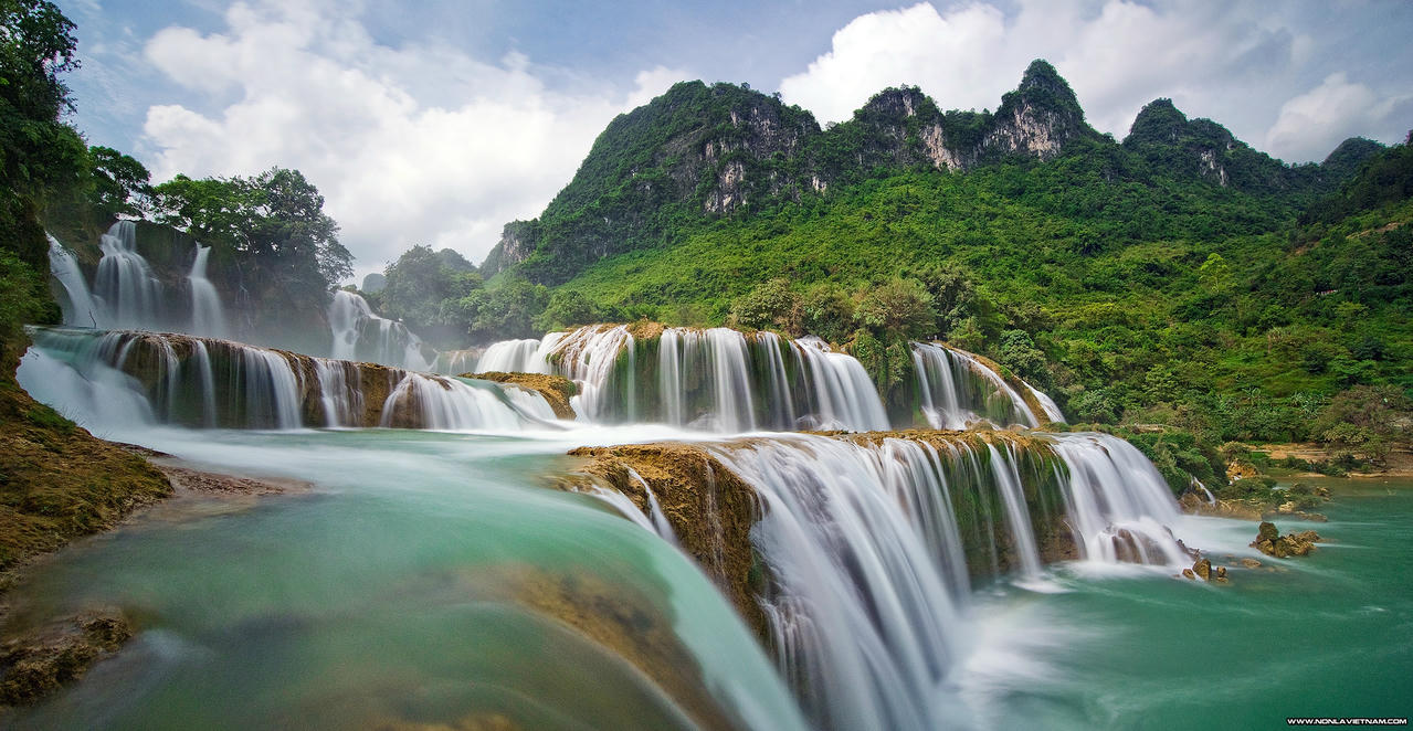 Kết quả hình ảnh cho thác bản giốc