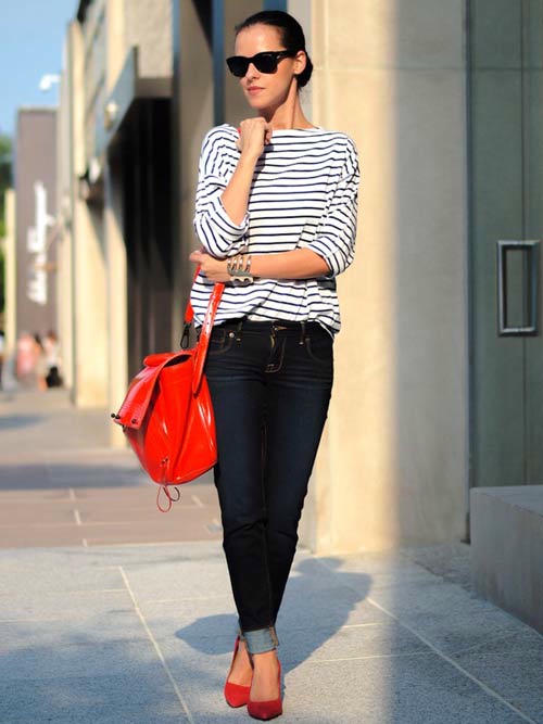 Kết quả hình ảnh cho kết hợp giày búp bê đỏ