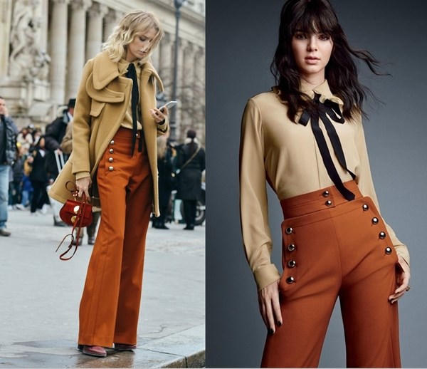 Kết quả hình ảnh cho quần cạp cao sao Châu Âu