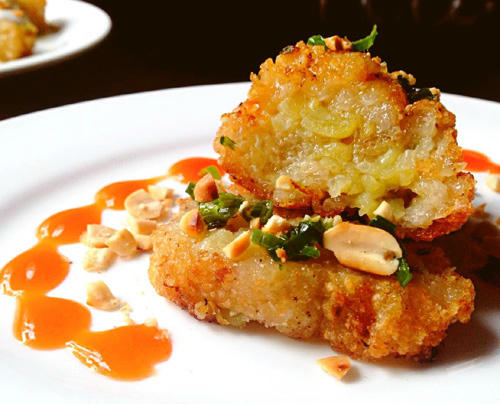 Kết quả hình ảnh cho bánh chưng bọc khoai rán