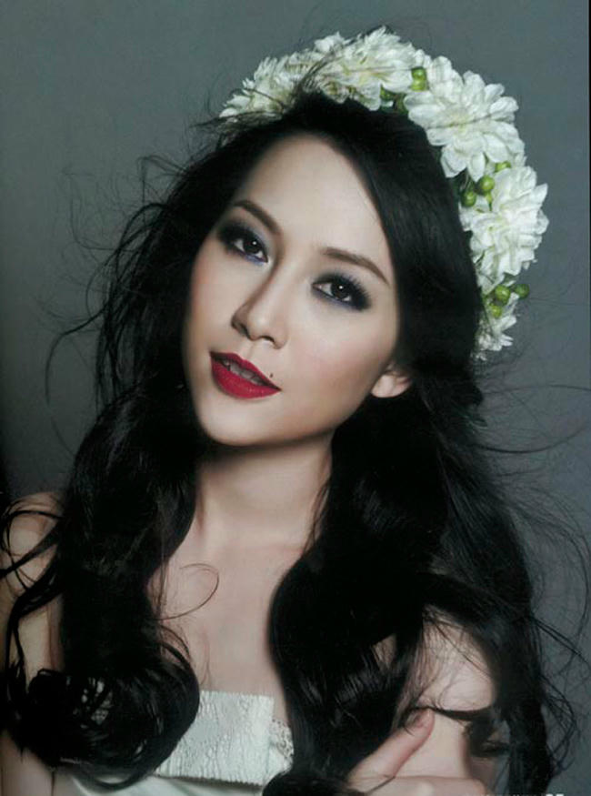 Kết quả hình ảnh cho mái tóc đen sao Việt