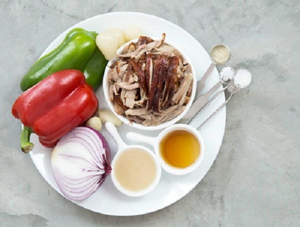 Kết quả hình ảnh cho Vịt quay xào lạ