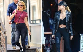 Kết quả hình ảnh cho quần legging sao Châu Âu