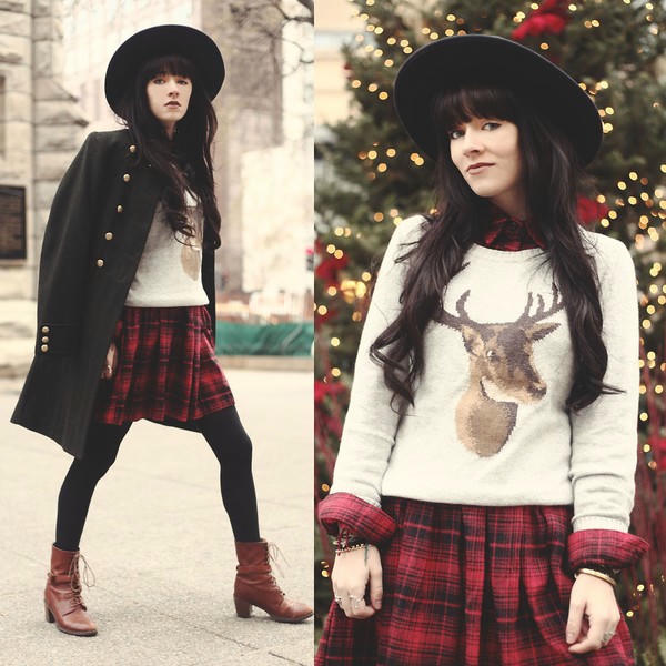 Sắc màu Xmas bắt đầu "phủ sóng" street style thế giới 9