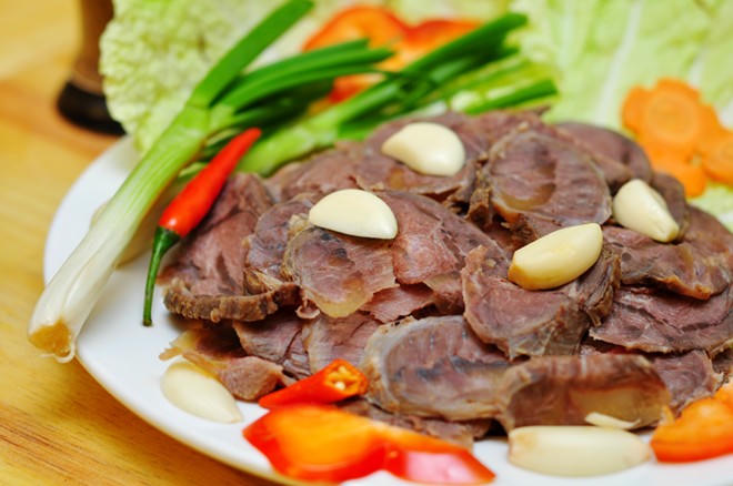 Kết quả hình ảnh cho Bắp bò muối