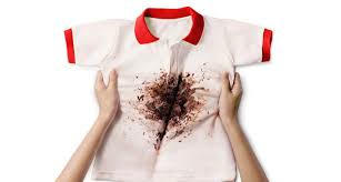 Kết quả hình ảnh cho quần áo Vết bẩn có chứa dầu: