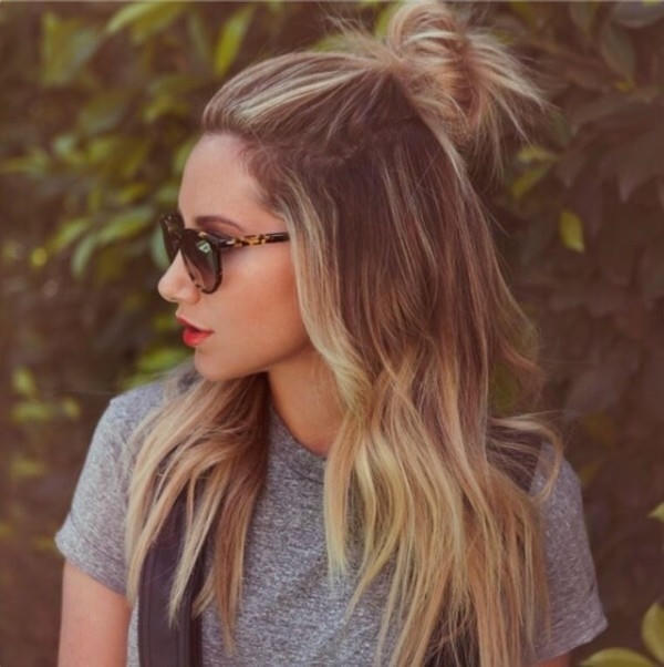 Kết quả hình ảnh cho Tóc búi nửa