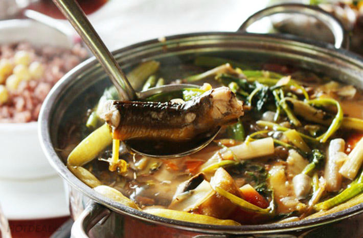 Kết quả hình ảnh cho Lẩu lươn thơm ngon