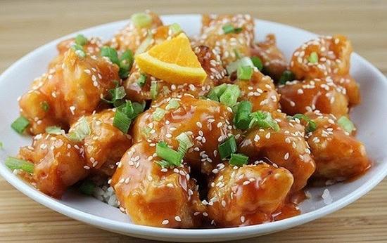 Kết quả hình ảnh cho Gà giòn sốt chanh