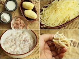 Kết quả hình ảnh cho Thịt gà bọc khoai tây