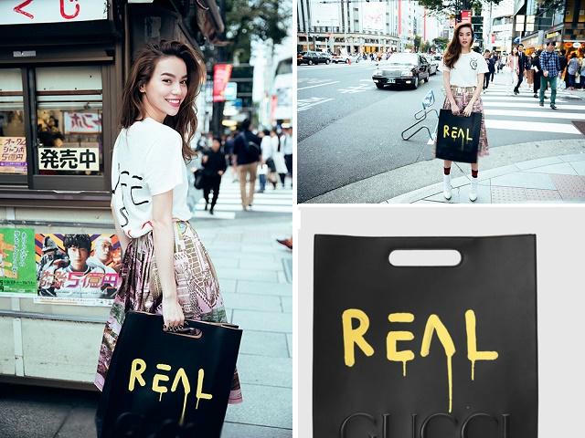Kết quả hình ảnh cho Gucci Ghost Bag sao Châu Âu