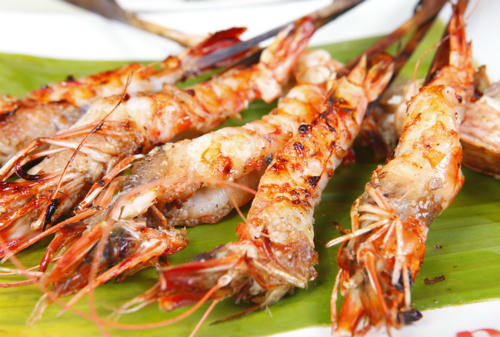 Kết quả hình ảnh cho Tôm nướng sả