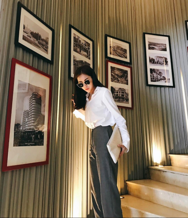 Ngọc Trinh diện túi tiền tỷ dạo phố, Kỳ Duyên bỗng nam tính trong street style tuần qua - Ảnh 7. Ngọc Trinh diện túi tiền tỷ dạo phố, Kỳ Duyên bỗng nam tính trong street style tuần qua - Ảnh 7.