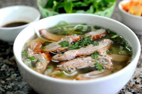 Kết quả hình ảnh cho phở vịt quay