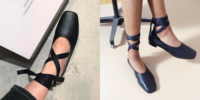 Giày ballet 'bánh bèo' khiến con gái Hàn mê tít