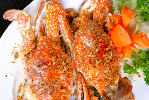 Kết quả hình ảnh cho ghẹ rang muối ớt