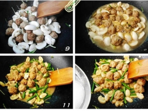 Kết quả hình ảnh cho thịt viên xào nấm