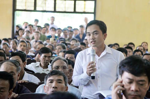 chu tich ha noi doi thoai voi nguoi dan ve viec xu ly rac thai nam son hinh 1