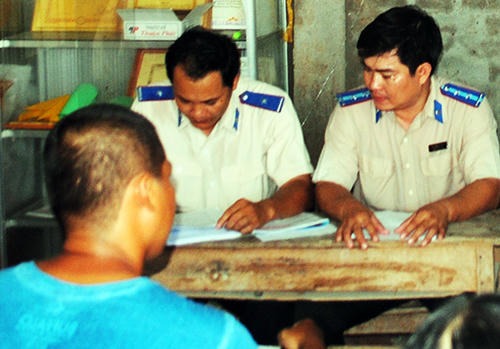 Tòa án nhân dân tỉnh Cà Mau công khai người bị tù oan hơn 1.000 ngày. Ảnh: Phúc Hưng