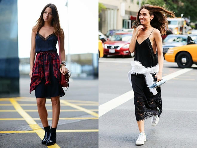 Mặc đồ ngủ ra đường thế nào cho đẹp