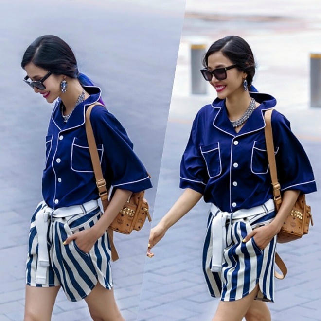 Mặc đồ ngủ ra đường thế nào cho đẹp