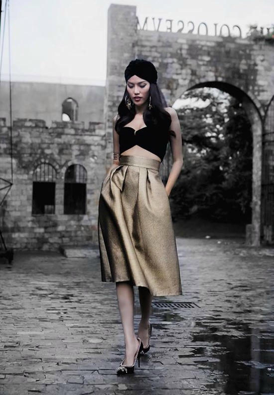 Ha Ho, Lan Khue dien street style dep nhat tuan qua hinh anh 2