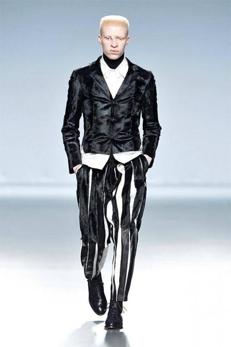 vẻ đẹp đạc biệt của làng thời trang Shaun Ross