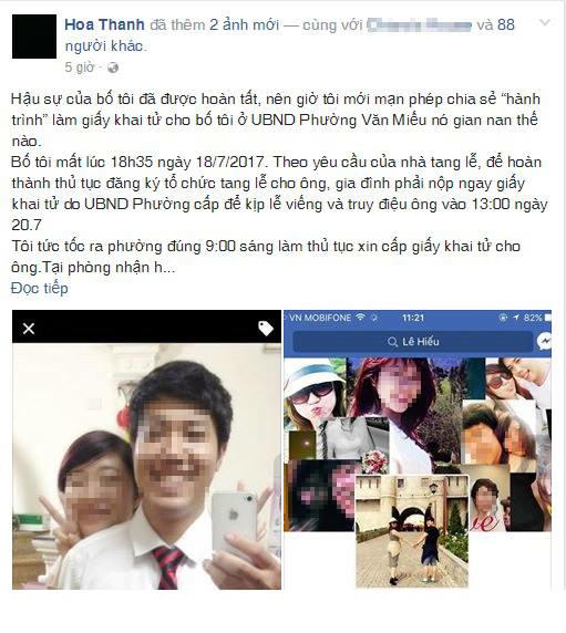 giấy chứng tử, phường Văn Miếu, Hà Nội, Đinh Duy Hòa