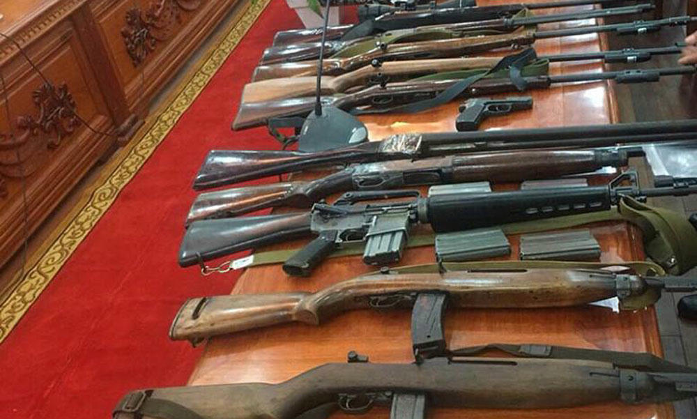 súng, súng quân dụng, Cần Thơ, bắt giữ