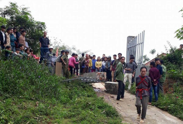  Điểm trường nơi xảy ra sự việc. Ảnh: Tuấn Ngọc 