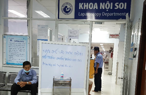 Khoa Nội soi Bệnh viện Từ Dũ ngày 2/6. Ảnh: H.H