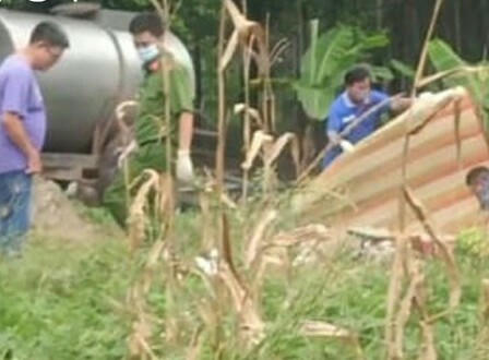 Hai vợ chồng chết bất thường trong bồn chứa phân - ảnh 1