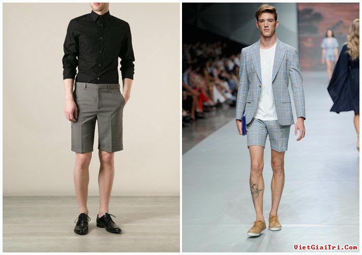 Kết quả hình ảnh cho biến hóa với quần short nam