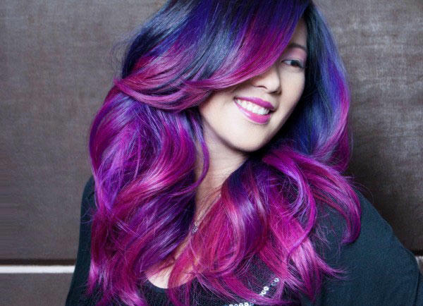 Kết quả hình ảnh cho nhuộm tóc màu ombre