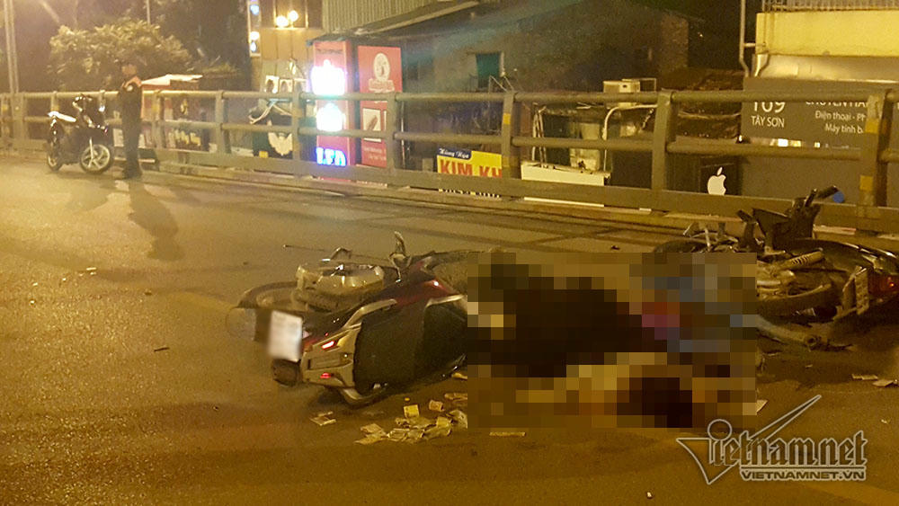 tai nạn,tai nạn giao thông,tai nạn chết người,cầu vượt Thái Hà,Hà Nội