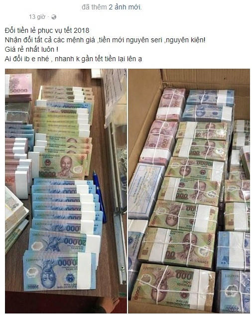 Doi tien moi sat Tet: Phi tang, khan menh gia nho hinh anh 1