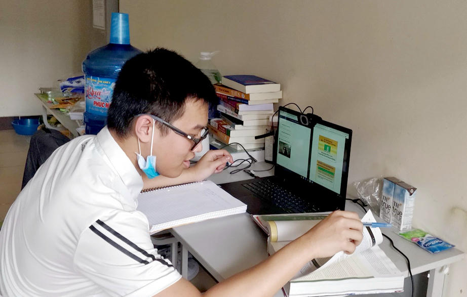 Quang Nghị trở về từ Mỹ và đang thực hiện lệnh cách ly tại Tứ Hiệp, Hà Nội. Ảnh: Nhân vật cung cấp.