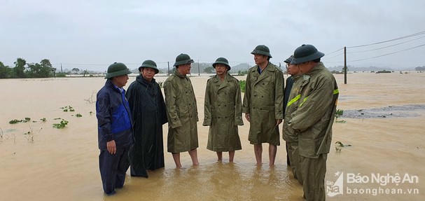 Đã có 2 người mất tích vì lũ lụt ở Thanh Chương