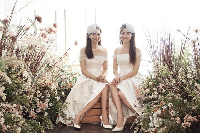 Á hậu Thuỵ Vân hứa chọn váy cưới cho bạn gái NSND Công Lý ngày lên xe hoa - 1