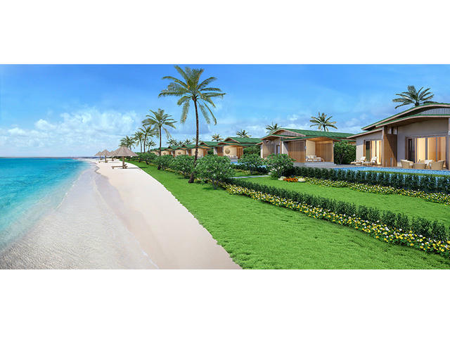 Mövenpick Villas đáp ứng tiêu chí quan trọng nhất của biệt thự nghỉ dưỡng ven biển là có thiết kế hướng biển “độc nhất vô nhị” tại Việt Nam.Trong đó, 121 căn biệt thự Movenpick có diện tích 400 – 600m2, được thiết kế một tầng bởi các kiến trúc sư nổi tiếng thế giới. Không những toàn bộ các biệt thự được thiết kế nhìn thấy biển mà các phòng khách, phòng ngủ cũng đều được thiết kế hướng biển, nhìn thấy biển. Biệt thự nhìn thấy biển và gần biển luôn có khả năng cho thuê nhiều hơn, giá cho thuê cũng cao hơn rất nhiều so với các vị trí khác.