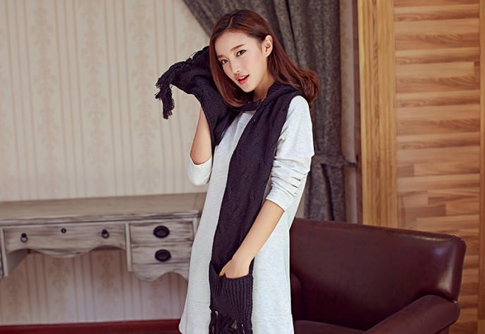 Những mẫu khăn quàng bạn gái nên có mùa đông 2016