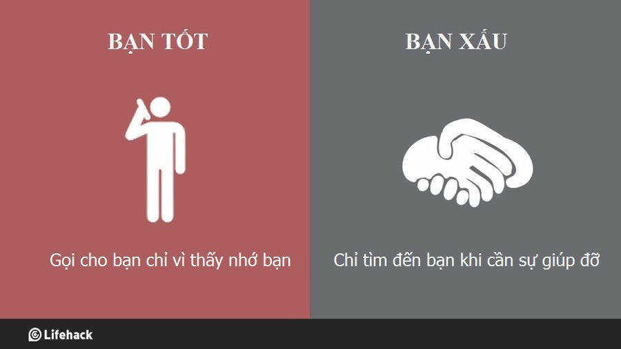 bạn tốt, bạn xấu
